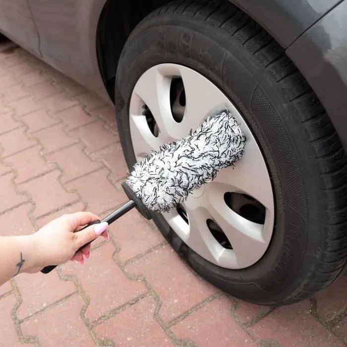 Brosse Lavage Voiture - CarWashBrush™ - Gris - Raffinement Auto