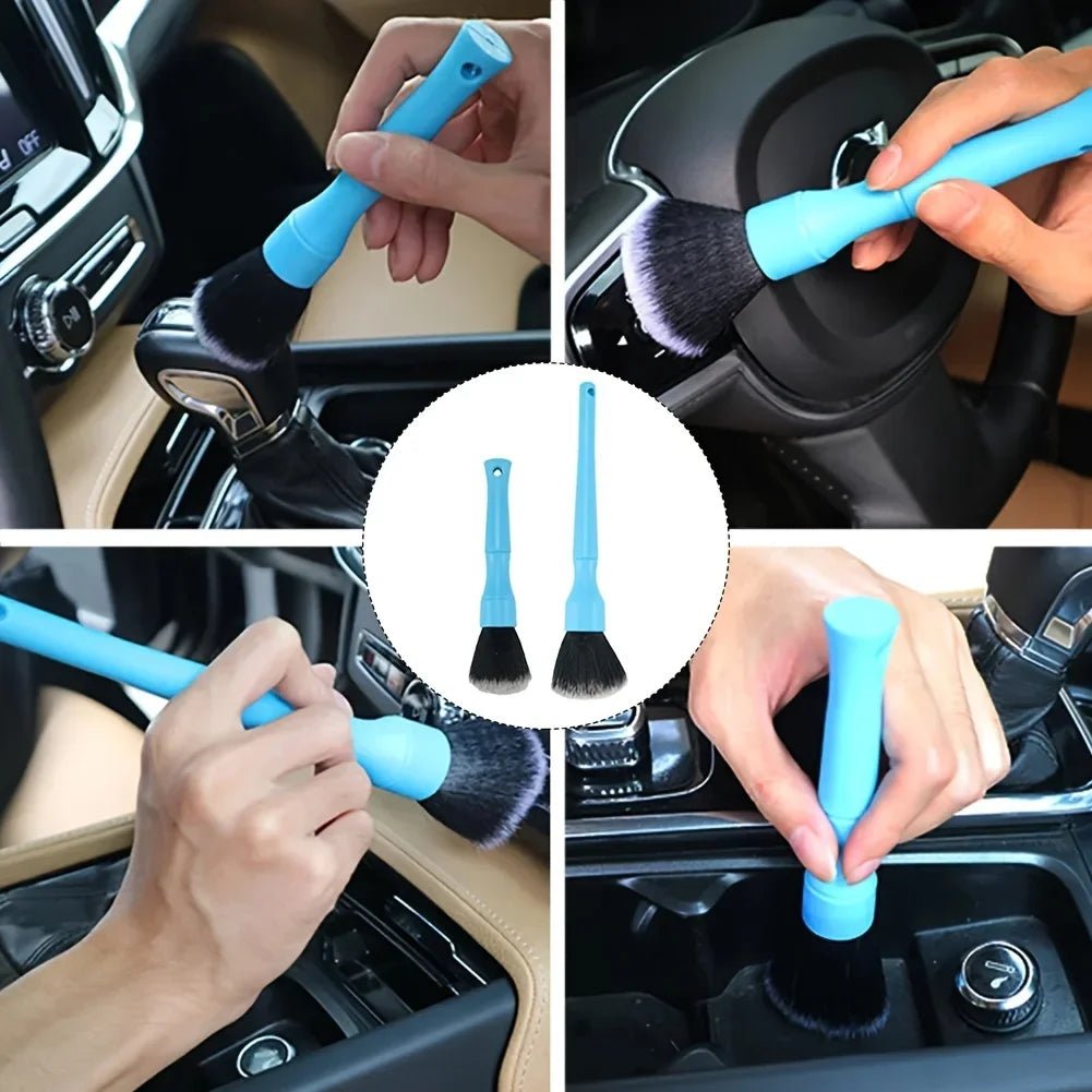 Brosse Nettoyage Voiture - CarUltraSoftBrush™ - Bleu - Raffinement Auto