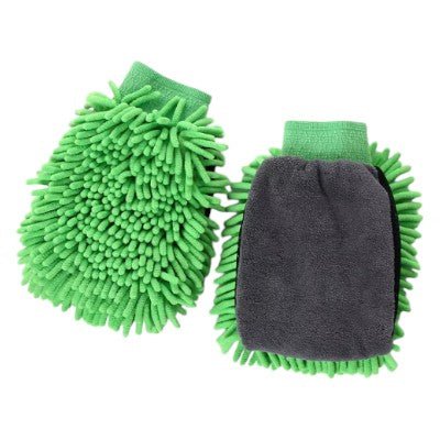 Gant Lavage Voiture - CarShineGlove™ - Vert - Raffinement Auto